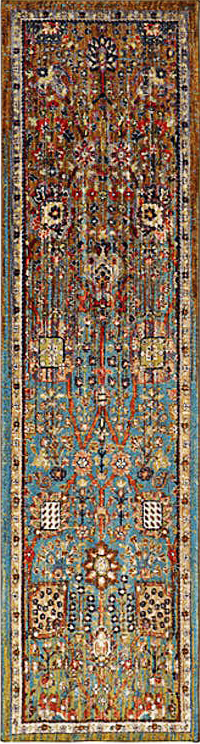 Spice Market Myanmar Aquamarine Runner 2' 1