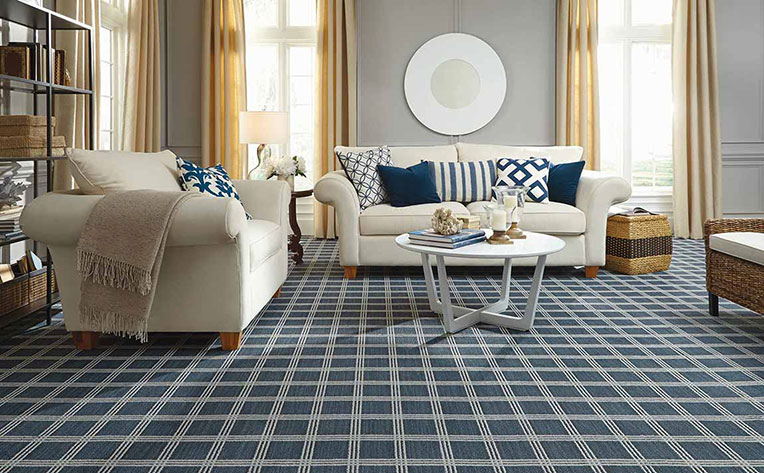 Interior room with trending paints colors